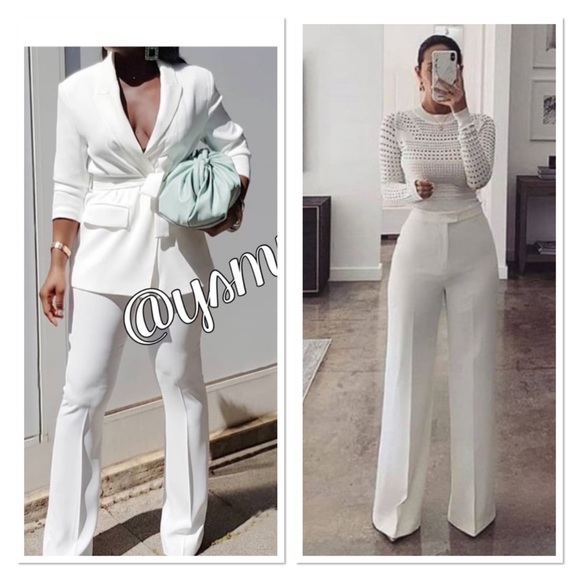 Zara Jackets & Blazers - Zara belted blazer+ pants bloggers favorite